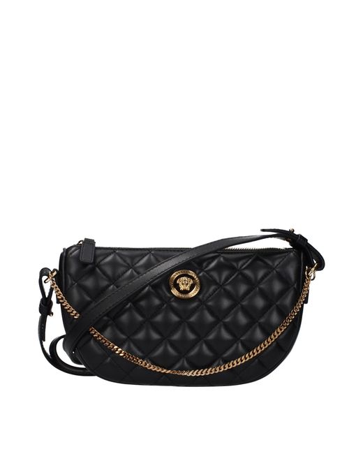 Versace Black Handbags Leather