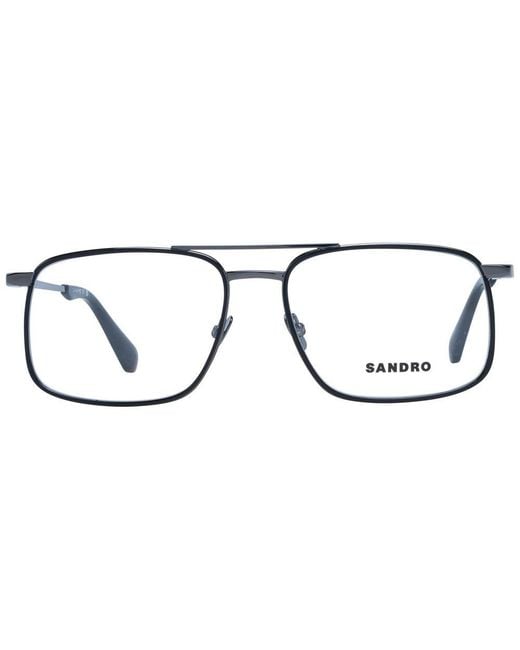 Sandro Gray Metal Glasses (frames) for men