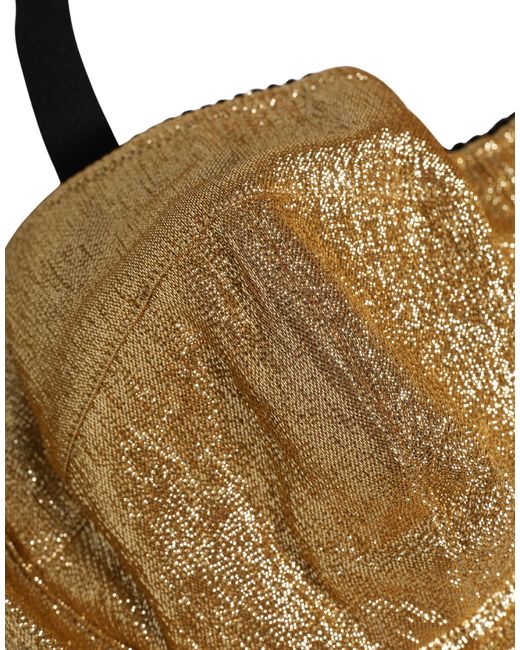 Dolce & Gabbana Metallic Gold Semi
