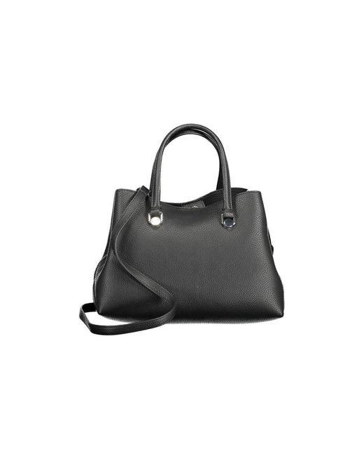 Tommy Hilfiger Black Polyester Handbag