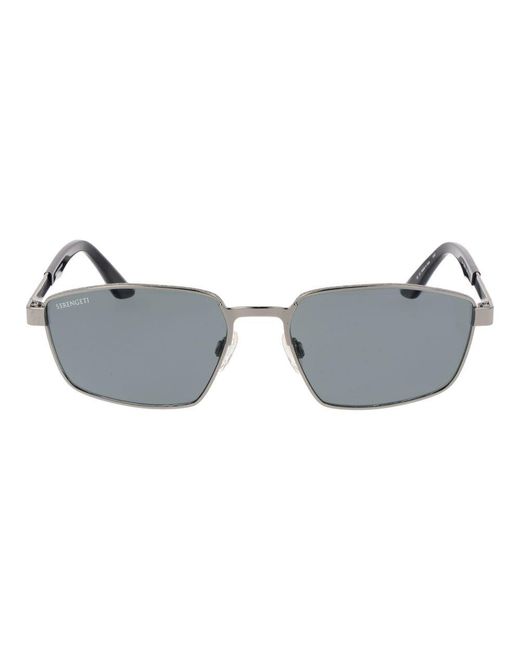 Serengeti Multicolor Gray Metal Sunglasses for men