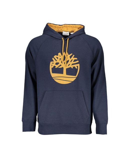 Timberland Blue Eco-Conscious Hooded Sweatshirt for men