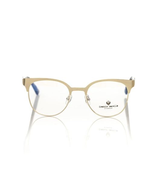 Frankie Morello Multicolor Geometric Chic Clubmaster Eyeglasses