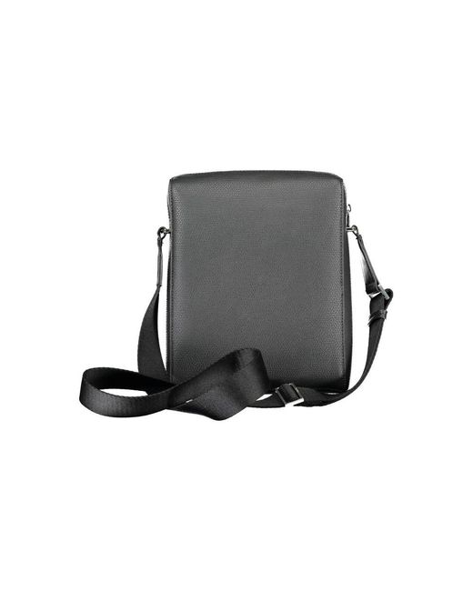 Calvin Klein Black Polyester Shoulder Bag for men