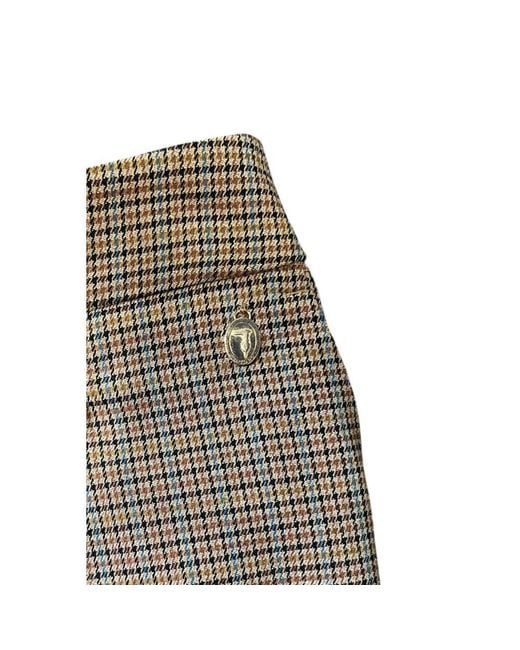 Trussardi Brown Viscose Shorts