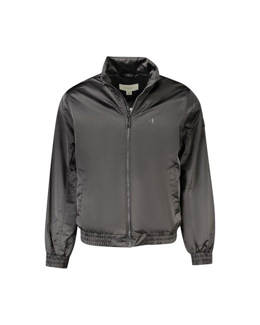 Calvin Klein Gray Zipup Jacket for men