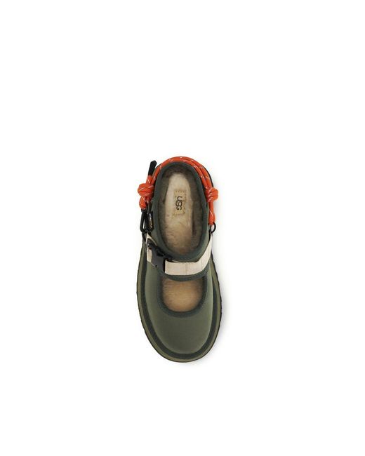 Ugg Green Bicolor Polyester Mules