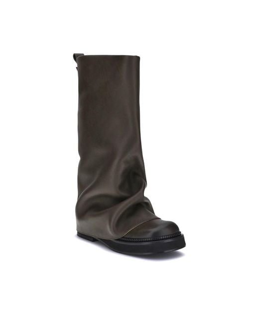 The Attico Brown Robin Boots