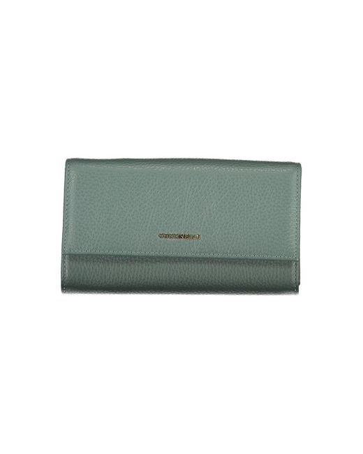 Coccinelle Green Elegant Leather Double Wallet