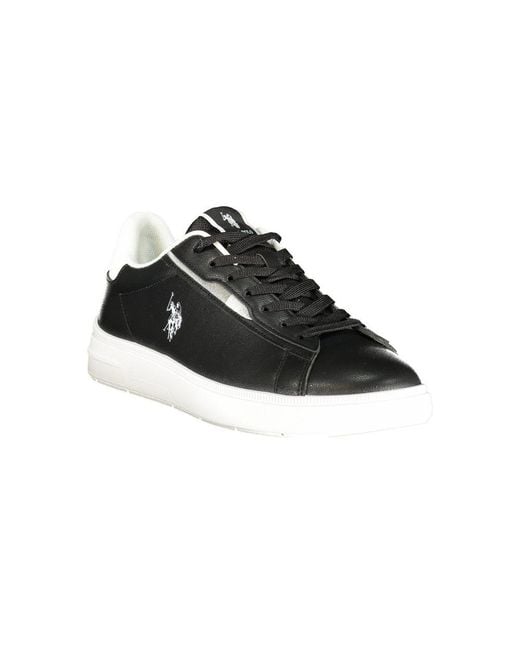 U.S. POLO ASSN. Black Polyester Men's Sneaker for men