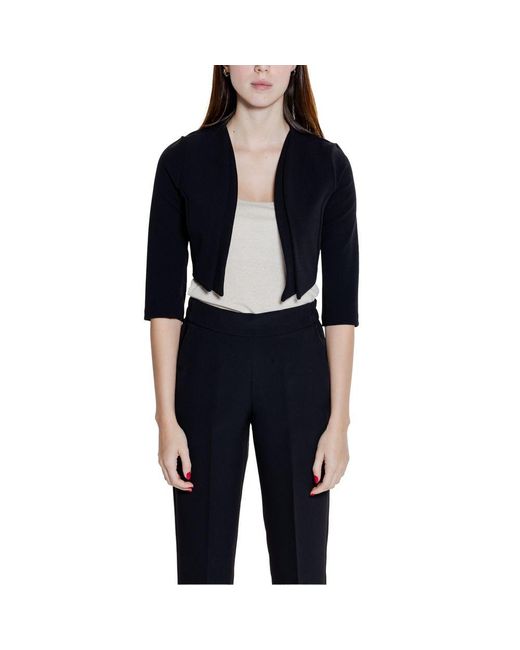 Rinascimento Black Polyester Tops & T