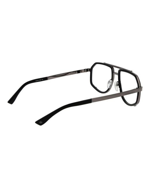 DSquared² Black Metal Glasses (frames) for men