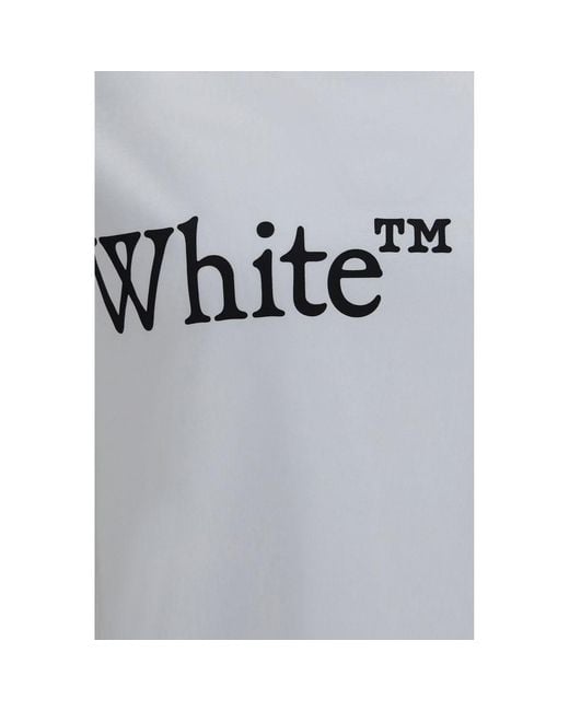 Off-White c/o Virgil Abloh Gray White Cotton T-shirt - L for men