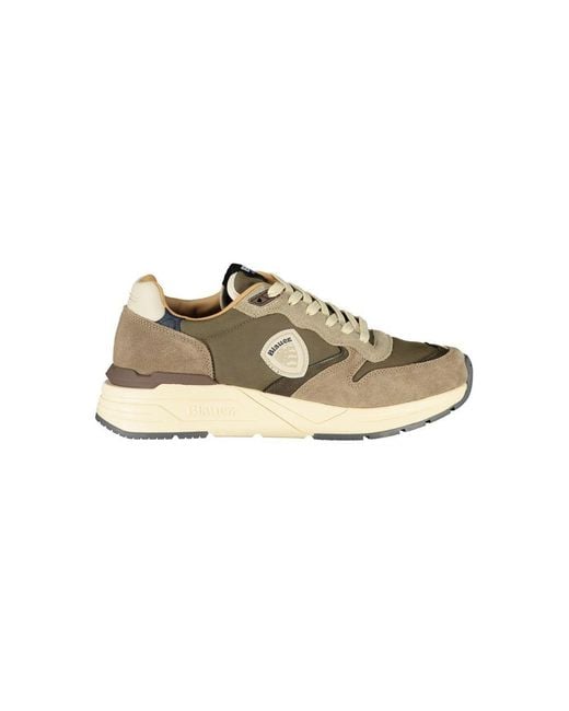 Blauer Gray Leather Sneaker for men