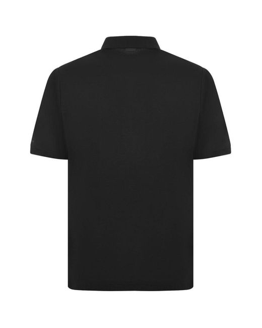 People Of Shibuya Black Cotton Polo Shirt for men