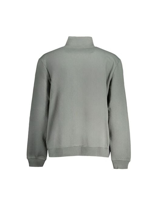 Napapijri Gray Cotton Sweater for men