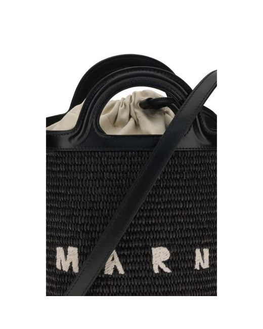 Marni Black Tropicalia Bucket Bag for men