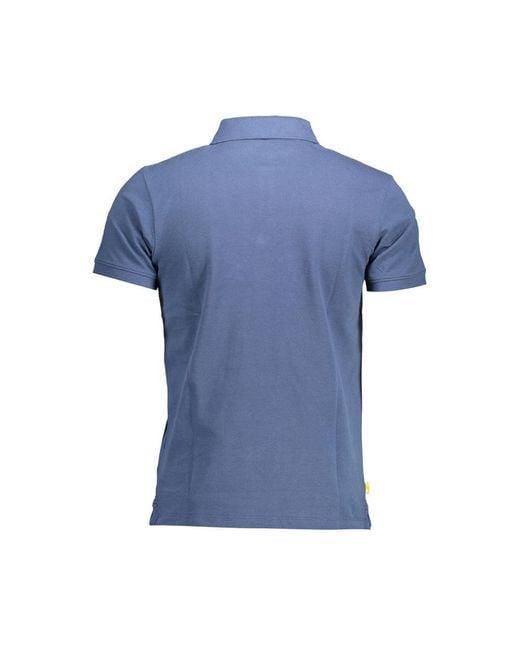 Timberland Blue Elegant Slim Fit Short Sleeve Polo for men