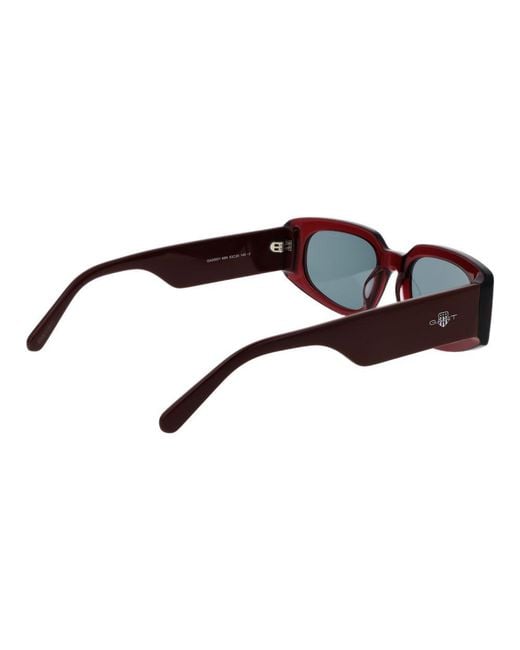 Gant Brown Burgundy Acetate Sunglasses for men