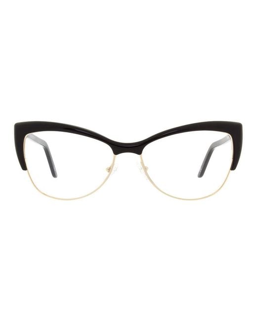 Andy Wolf Brown Gold Acetate & Metal Glasses (frames)