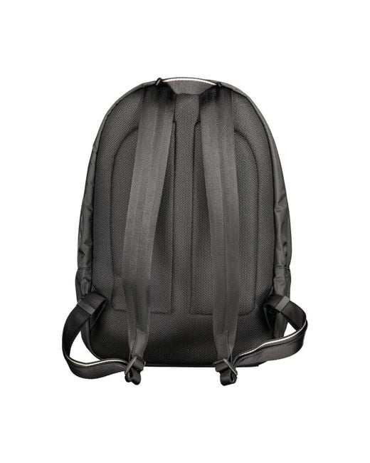 Boss Gray Black Polyester Men's Backpack for men