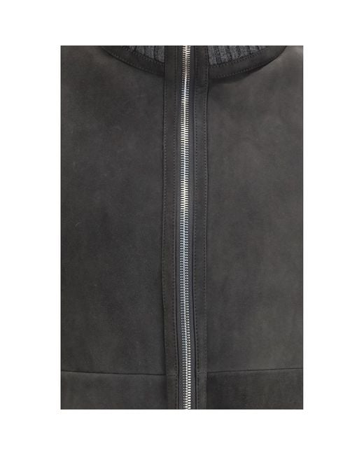 Brunello Cucinelli Gray Wool Oves Aries Full for men