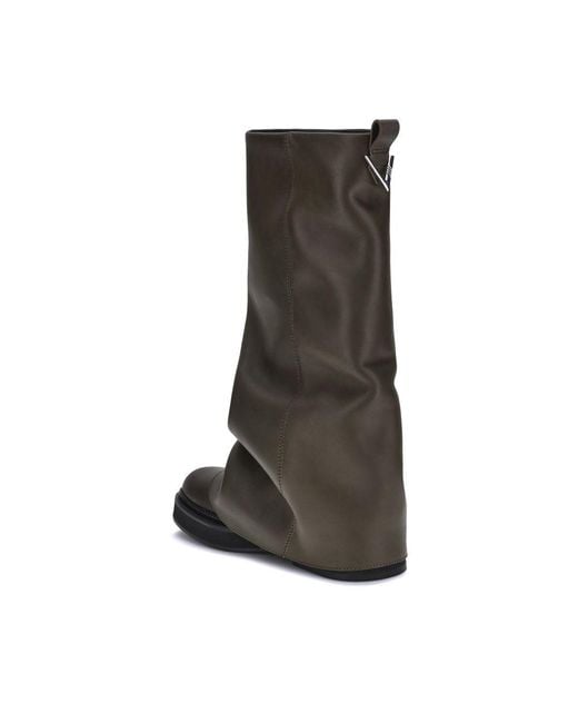 The Attico Brown Robin Boots