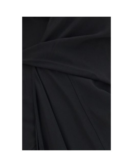 Rick Owens Black Viscose Casual Dress