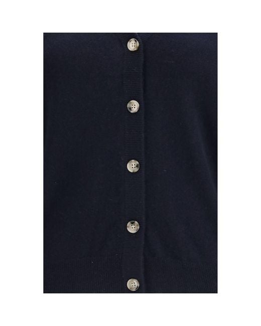 Allude Blue Cashmere Cardigan