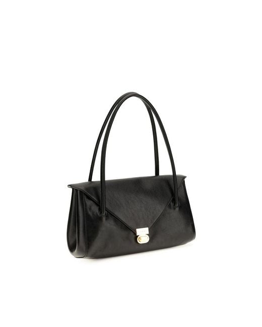 Marni Black Calf Leather Bos Taurus Shoulder Bag
