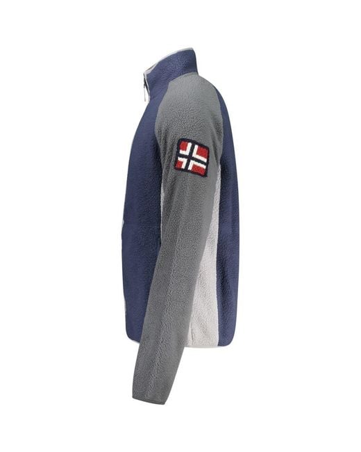 Norway 1963 Blue Polyester Sweater for men