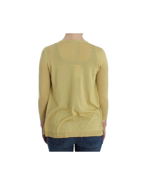 Dolce & Gabbana Green Bicolor Silk Cardigan