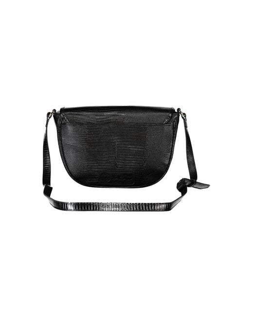 La Martina Black Polyethylene Handbag