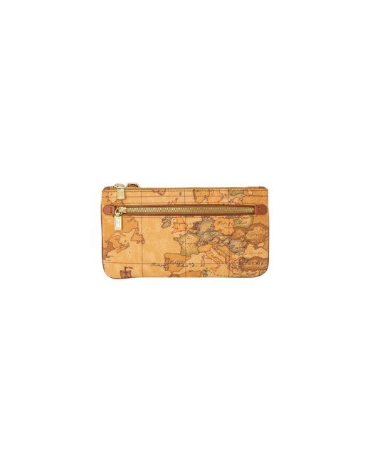 Alviero Martini 1A Classe Natural Cotton Clutch Bag