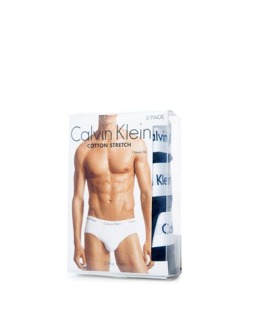 Calvin Klein Black 3 Pack Brief for men