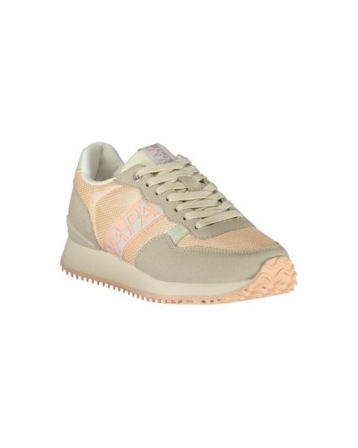 Napapijri Natural Pink Polyester 's Sneaker