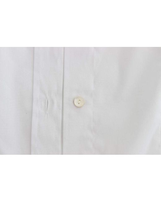 John Galliano Cotton Shirt White Sig12559