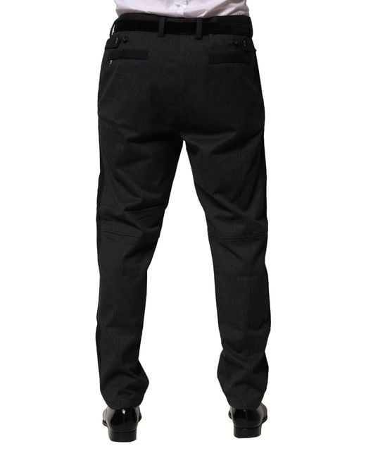Dolce & Gabbana Tailored Panel Detail Dress Pants in Black for Men | Lyst Dolce & Gabbana Tailored Panel Detail Dress Pants in Black for Men | Lyst