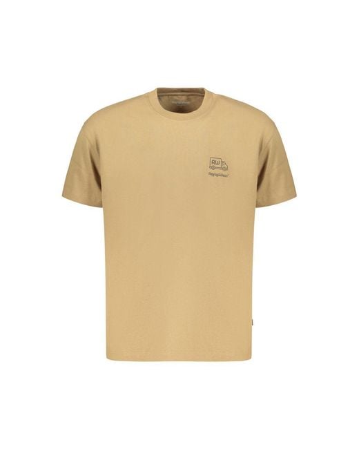 Refrigiwear Natural Brown Cotton Men's T for men