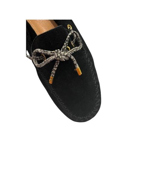 Borbonese Blue Black Rubber Loafer