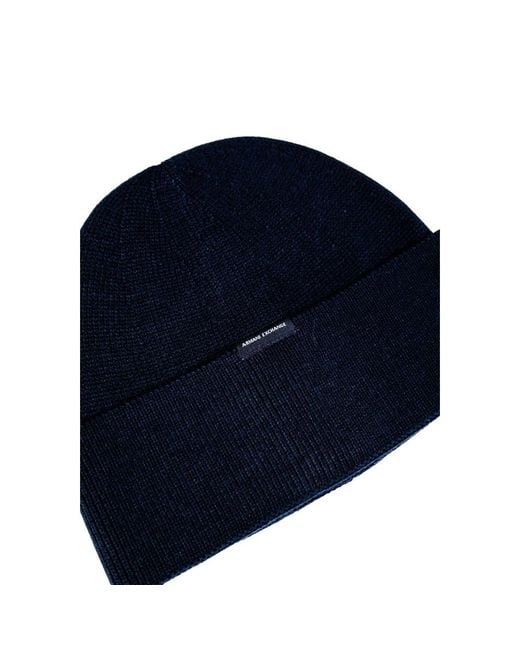 ARMANI EXCHANGE Blue Marabou Cap (baseball Hat) for men