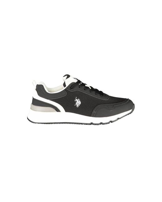 U.S. POLO ASSN. Black Polyester Men's Sneaker for men