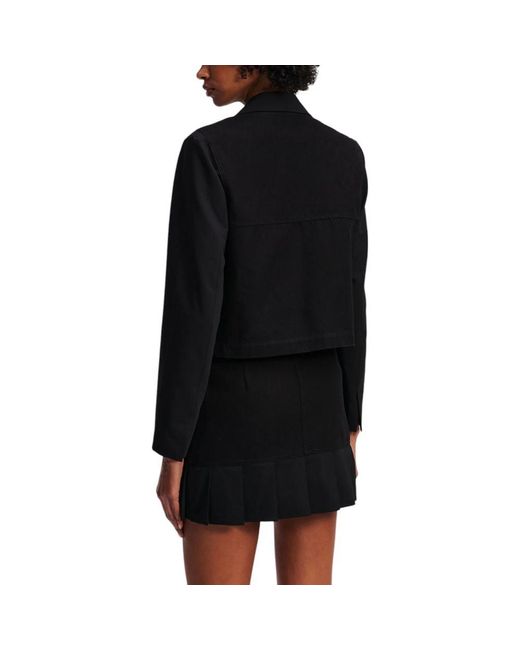 Karl Lagerfeld Black Polyester Blazer