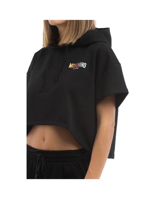 Moschino Black Cotton Sweatshirt