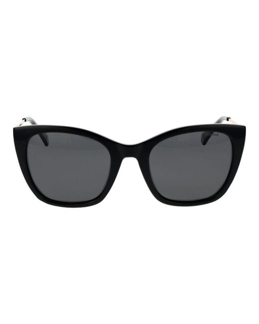 Polaroid Black Polyester Sunglasses