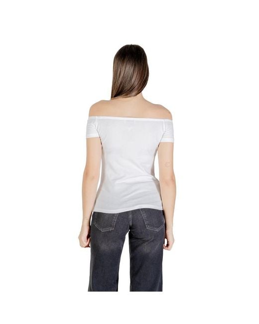Calvin Klein Blue White Cotton T