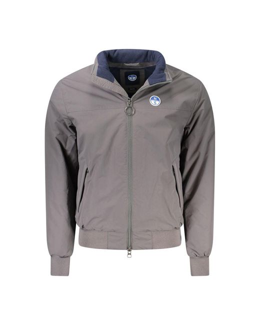 North Sails Gray Polyamide Jacket for men