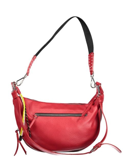 Desigual Red Polyurethane Handbag