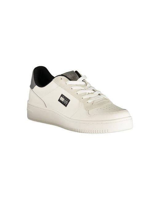 Tommy Hilfiger White Poliuretano Uomo Sneaker for men