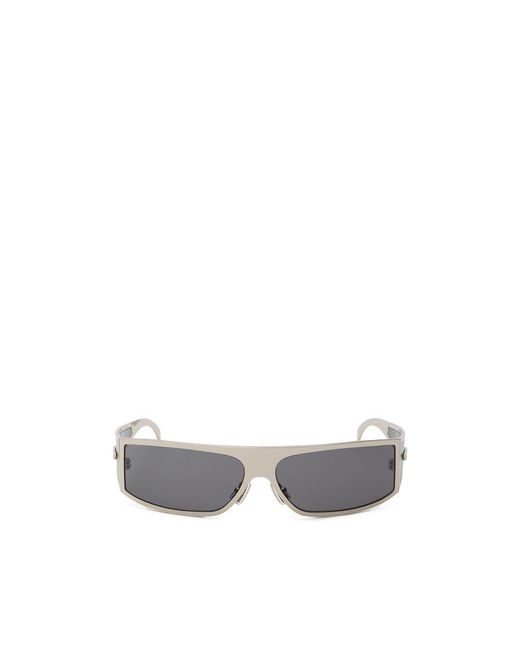 Bottega Veneta Gray Metal Sunglasses for men